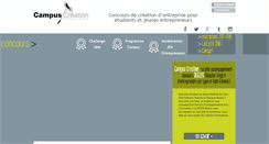 Desktop Screenshot of campus-creation.fr
